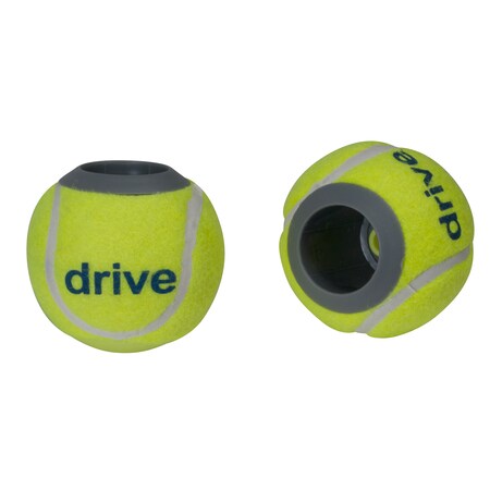 Drive Medical Walker Rear Tennis Ball Glides w/ Tennis Ball Can, 1 Pair 10119